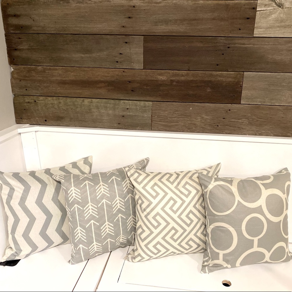 4 pc Accent Pillow Set 20x20